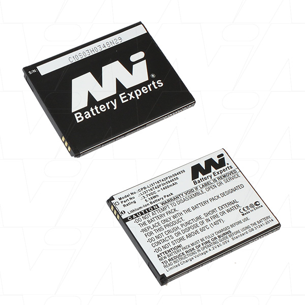 MI Battery Experts CPB-Li3716T42P3h594650-BP1